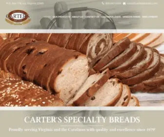 Cartersbreads.com(Our mission) Screenshot