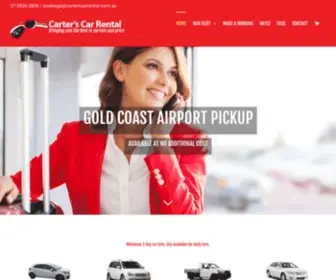 Carterscarrental.com.au(Car Hire Gold Coast Airport Tweed Heads) Screenshot