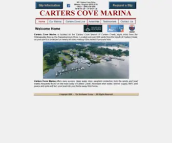 Carterscovemarina.com(Carters Cove Marina) Screenshot