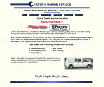 Cartersmarine.com(Carter's Marine Service) Screenshot