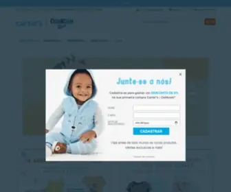 Cartersoshkosh.com.br(Carter's Oshkosh) Screenshot