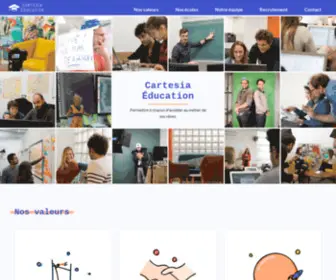Cartesia-Education.fr(Éducation) Screenshot