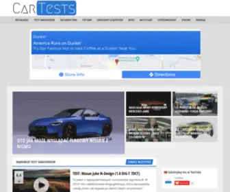 Cartests.pl(Portal Motoryzacyjny CarTests) Screenshot