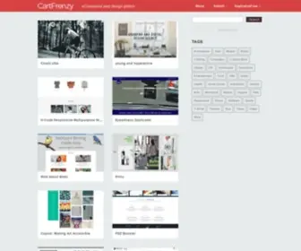 Cartfrenzy.com(ECommerce web design gallery) Screenshot