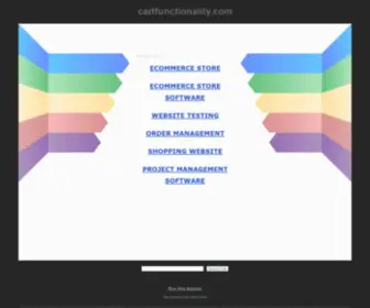 Cartfunctionality.com(Cartfunctionality) Screenshot