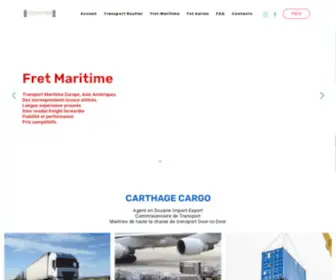 Carthagecargo.com(Accueil) Screenshot
