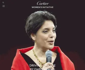 Cartierwomensinitiative.com(The Cartier Women's Initiative) Screenshot