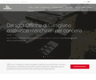 Cartigliano.com(Officine di Cartigliano produce macchinari per conceria) Screenshot