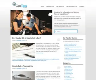 Cartips.com(Car Buying Blog) Screenshot