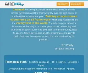 Cartnex.org(Open Source eCommerce using YII Framework) Screenshot
