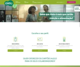 Cartoesbeneficio.com.br(Portal Alelo) Screenshot