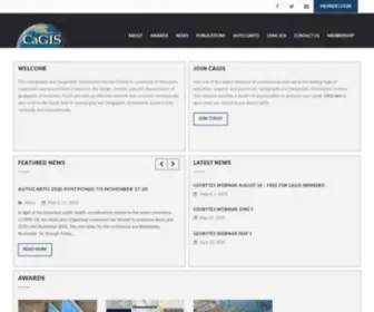 Cartogis.org(Cartography and Geographic Information Society) Screenshot