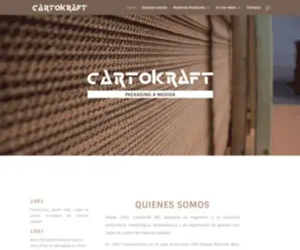 Cartokraftsrl.com.ar(Fabricamos cajas de cartón) Screenshot