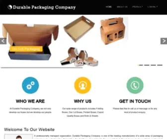 Cartonbox.in(Durable Packaging Company) Screenshot