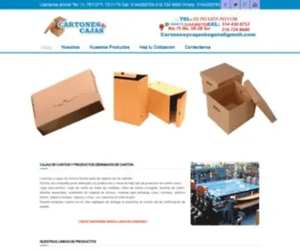 Cartonesycajas.com(CAJAS DE CARTON) Screenshot