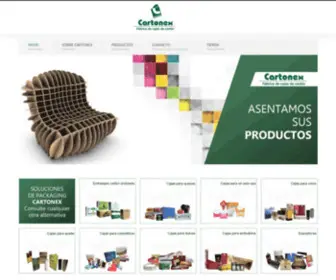 Cartonex.com(Fábrica de cajas de cartón) Screenshot