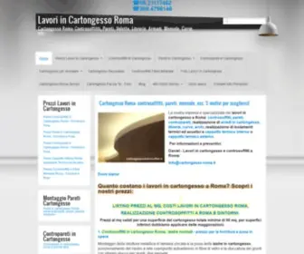 Cartongessocontrosoffitti.it(Cartongesso Roma e controsoffitti) Screenshot