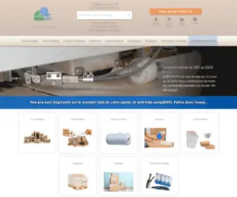 Cartonplus.fr(Cartonnage et articles d'Emballage) Screenshot