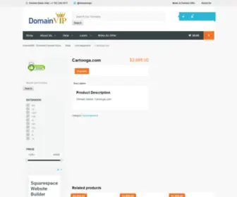 Cartooga.com(ECommerce Shopping Cart) Screenshot