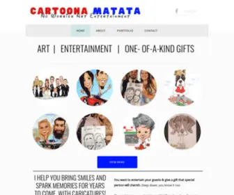 Cartoonamatata.com(Cartoona Matata Caricature Entertainment) Screenshot