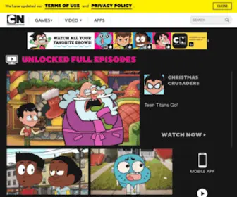 Cartoonnetwork.com.ar(Cartoon Network Argentina) Screenshot