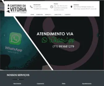 Cartoriodavitoria.com.br(Cartório da Vitória) Screenshot