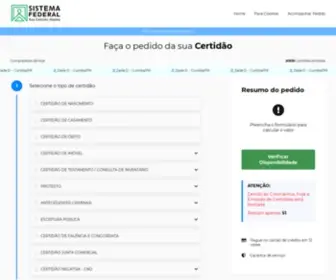 Cartoriofederal.com(Cartorio federal) Screenshot