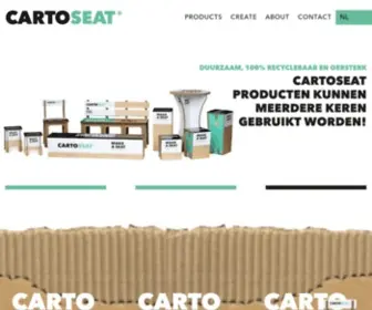 Cartoseat.com(Evenementenmeubels voor beurzen) Screenshot