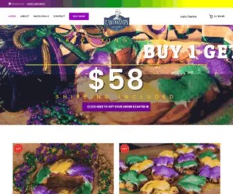 Cartozzosbakery.com(Voted Best King Cakes New Orleans) Screenshot