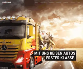 Cartrans.de(Ihr Spezialist für Autotransporte) Screenshot