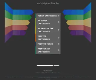 Cartridge-Online.be(cartridge online) Screenshot