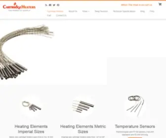 Cartridgeheaters.co.uk(Cartridge Heaters and Cartridge Heater Suppliers) Screenshot