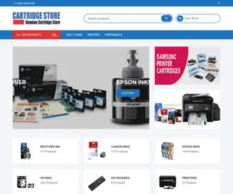 Cartridgestore.in(Online Ink & Toner Cartridge Store) Screenshot