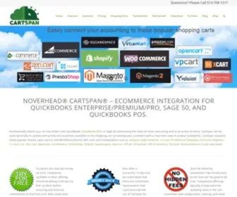 Cartspan.com(ECommerce Integration for QuickBooks) Screenshot