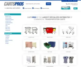 Cartspros.com(Commercial and Industrial Carts) Screenshot