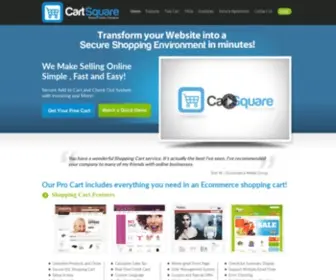 Cartsquare.net(CartSquare Secure Online Checkout) Screenshot