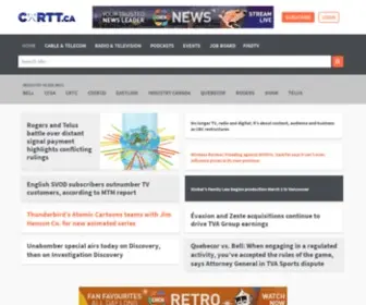 Cartt.ca(Leading Source for Canadian Cable) Screenshot