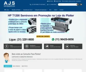 Cartuchoparaplotter.com.br(AJS plotter é revendedora de suprimentos HP. Soluções de impressão) Screenshot