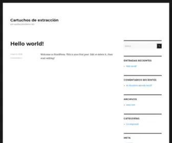 Cartuchosdeextraccion.com(Cartuchos de extracción) Screenshot