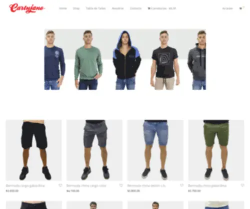 Cartujano.com.ar(Cartujano Jeans) Screenshot