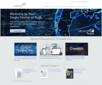 Cartus.com(Corporate Relocation Services) Screenshot