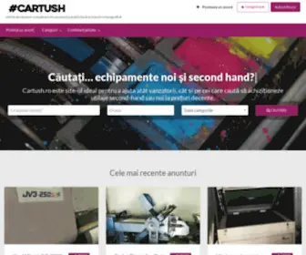 Cartush.ro(Anunturi de vanzare cumparare second hand si noi pentru productia publicitara si tipar) Screenshot