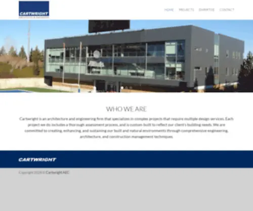Cartwright-Aec.com(Building Architecture & Engineering Firm) Screenshot