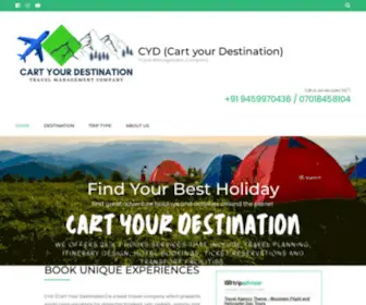 Cartyourdestination.com(CYD (Cart your Destination)) Screenshot