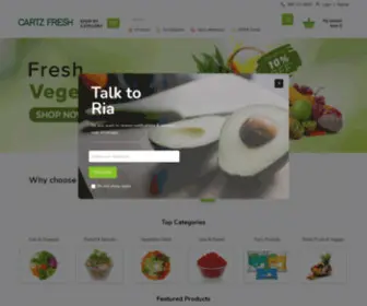 CartzFresh.com(Buy grocery online) Screenshot