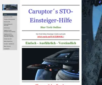 Caruptors-Sto-Einsteiger-Hilfe.de(Caruptors-sto-einsteiger-hilfe Webseite) Screenshot