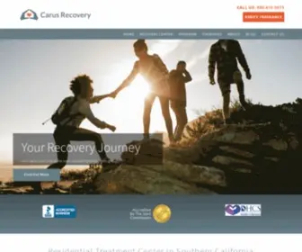 Carusrecovery.com(Our residential treatment center in Los Angeles) Screenshot