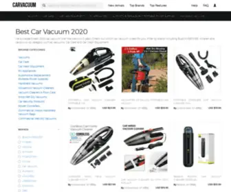 Carvacuum.info(We surveyed 5 best 2020 car vacuums over the previous 3 years. Check out which car vacuums) Screenshot