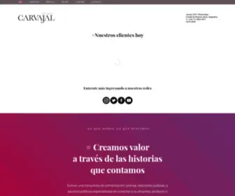 Carvajalprteam.com(Carvajal PR Team) Screenshot