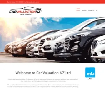 Carvaluation.nz(Vehicle Valuations in New Zealand) Screenshot